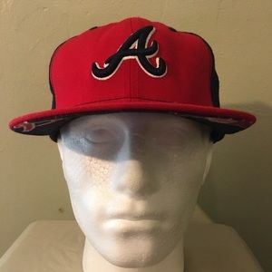VINTAGE ATL BRAVES 59fifty fitted hat size 7 7/8